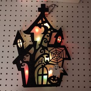 Multicolor color halloween house